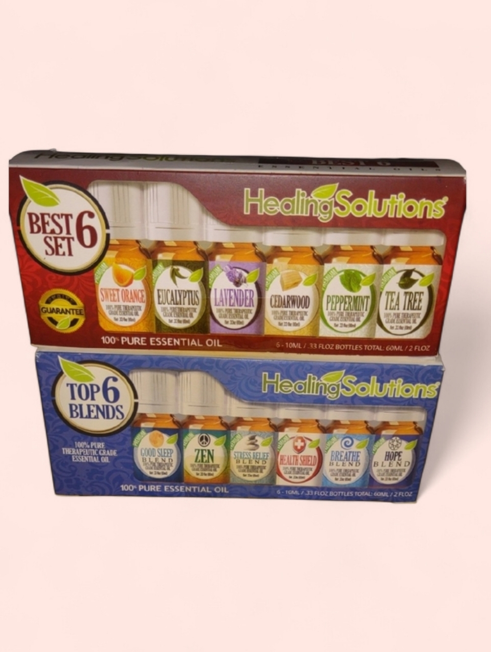 Healing Solutions Best Set Essential Oils NEW Oils